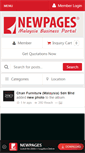Mobile Screenshot of newpages.com.my