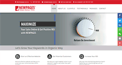 Desktop Screenshot of newpages.asia